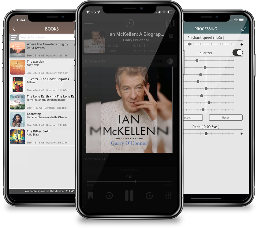 Listen Ian McKellen: A Biography by Garry O'Connor in MP3 Audiobook Player for free