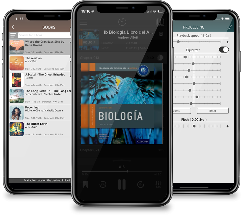 Listen Ib Biologia Libro del Alumno: Programa del Diploma del Ib Oxford (Ib Diploma Program) by Andrew Allott in MP3 Audiobook Player for free