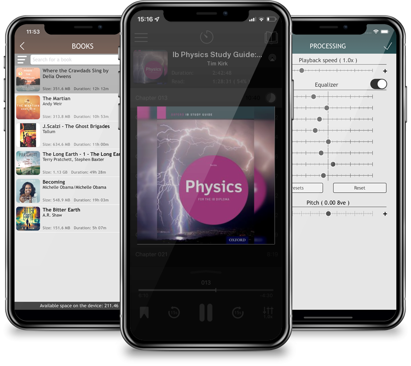 Audiobook Ib Physics Study Guide: Oxford Ib Diploma Program by Tim Kirk