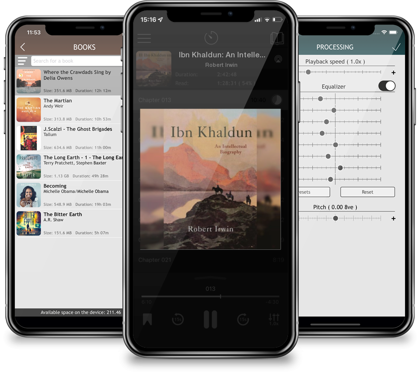 Listen Ibn Khaldun: An Intellectual Biography by Robert Irwin in MP3 Audiobook Player for free