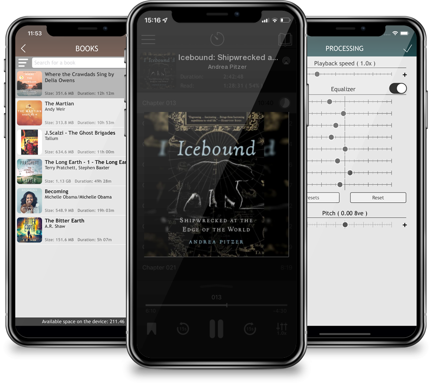 Audiobook Icebound: Shipwrecked at the Edge of the World by Andrea Pitzer