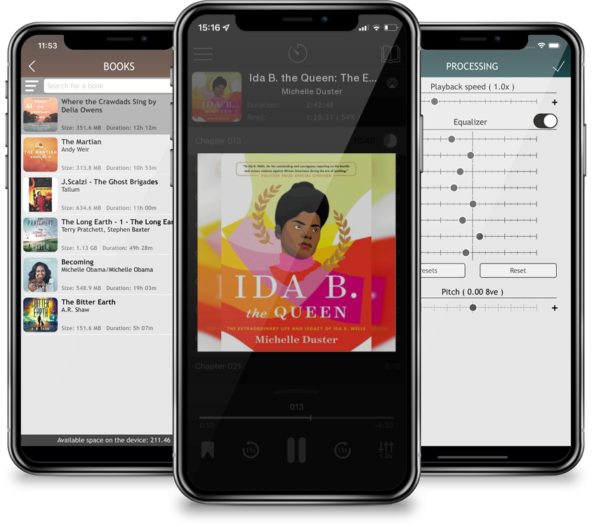 Audiobook Ida B. the Queen: The Extraordinary Life and Legacy of Ida B. Wells by Michelle Duster