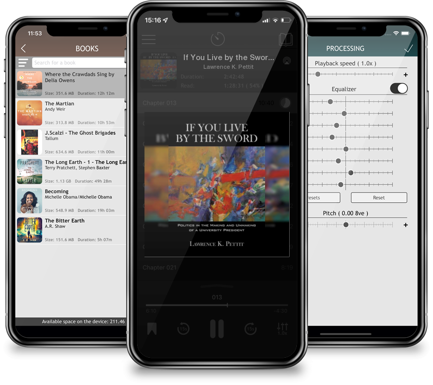 Audiobook If You Live by the Sword: Politics in the Making and Unmaking of a University President by Lawrence K. Pettit