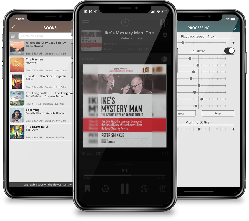 Audiobook Ike\'s Mystery Man: The Secret Lives of Robert Cutler (Documentary Narratives) by Peter Shinkle