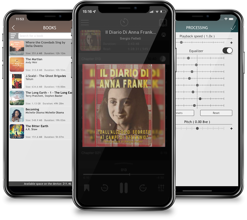 Listen Il Diario Di Anna Frank: Dall'alloggio segreto ai Campi di sterminio - Tema a cura di Sergio Felleti by Sergio Felleti in MP3 Audiobook Player for free