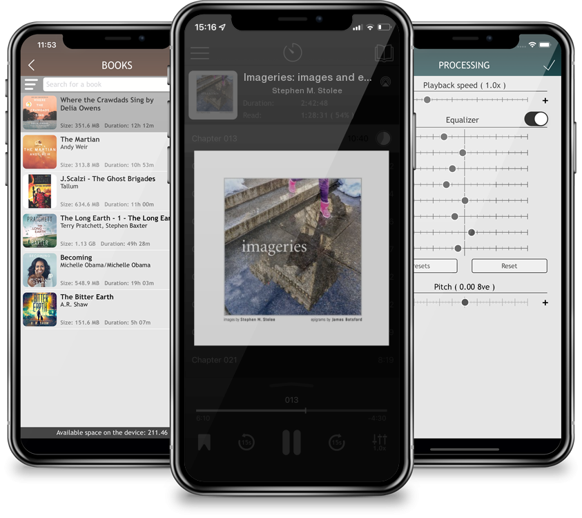 Audiobook Imageries: images and epigrams by Stephen M. Stolee