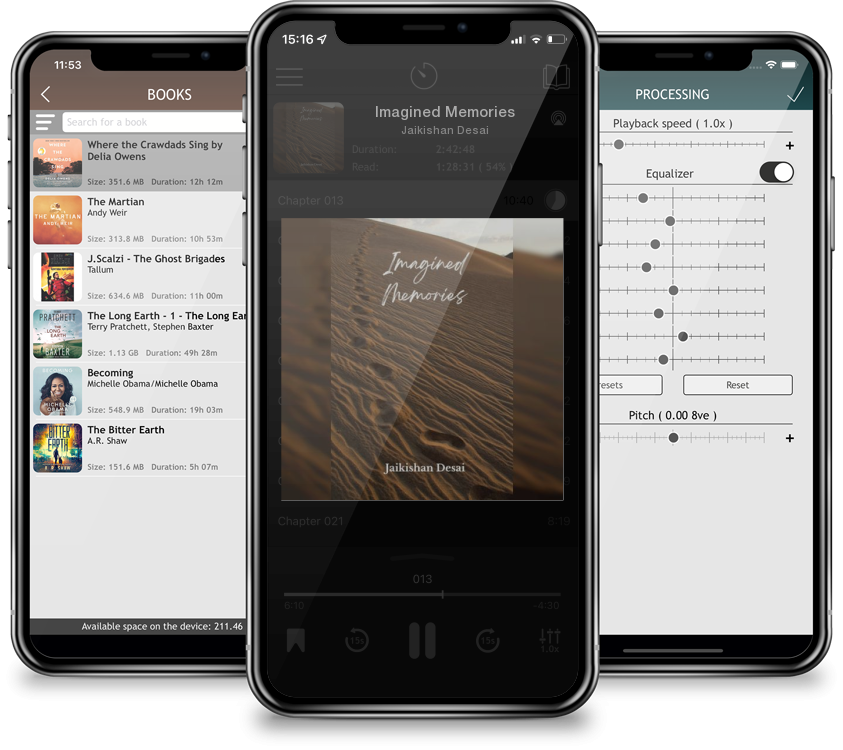 Audiobook Imagined Memories by Jaikishan Desai