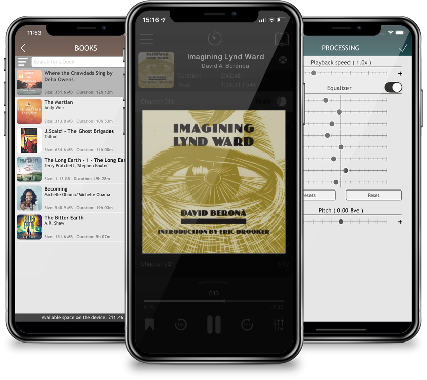 Audiobook Imagining Lynd Ward by David A. Beronea