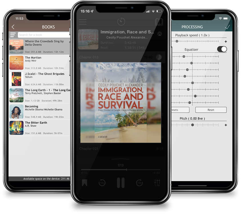 Audiobook Immigration, Race and Survival: From Trinidad to Canada: Living in Parallel Worlds by Cecily Pouchet Alexander