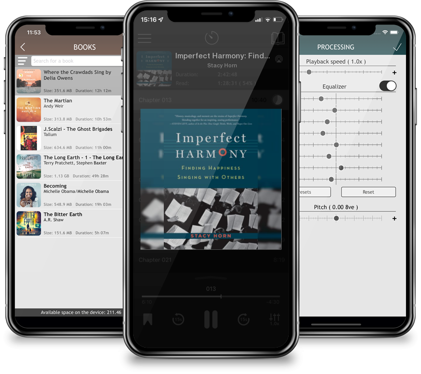 Audiobook Imperfect Harmony: Finding Happiness Singing with Others by Stacy Horn