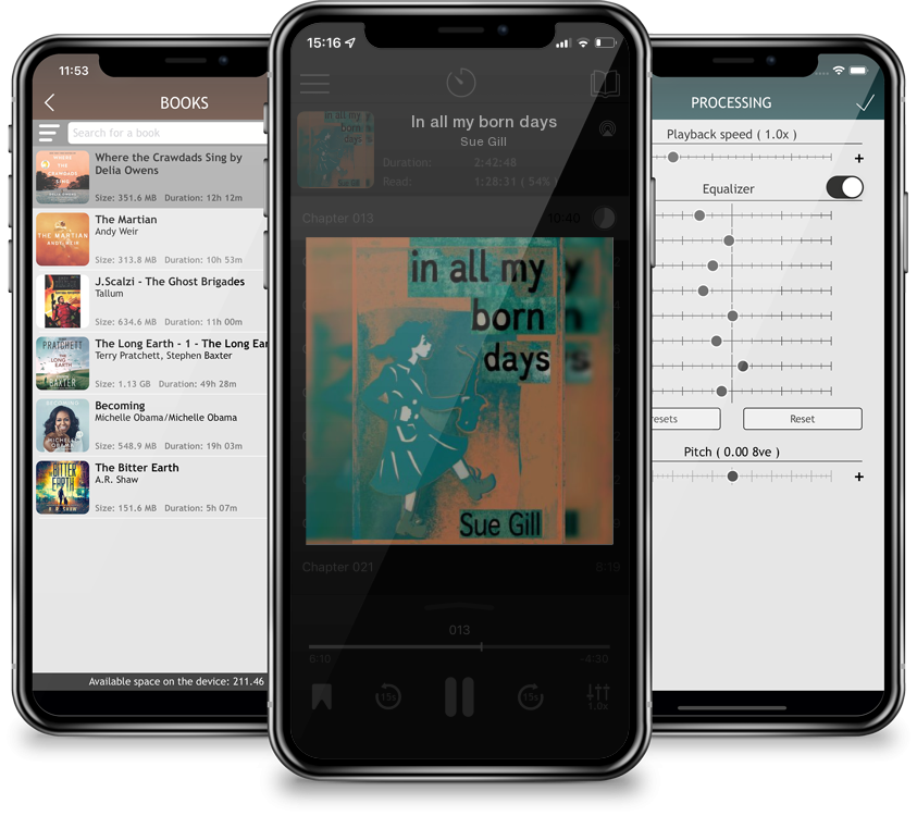 Audiobook In all my born days by Sue Gill