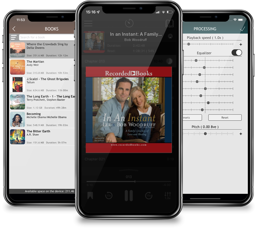 Audiobook In an Instant: A Family\'s Journey of Love and Healing (Compact Disc) by Bob Woodruff