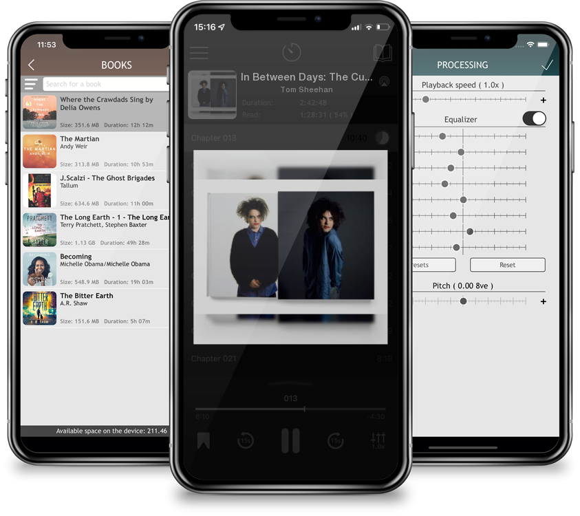 Audiobook In Between Days: The Cure in Photographs 1982 - 2005: Deluxe Slipcase Edition by Tom Sheehan