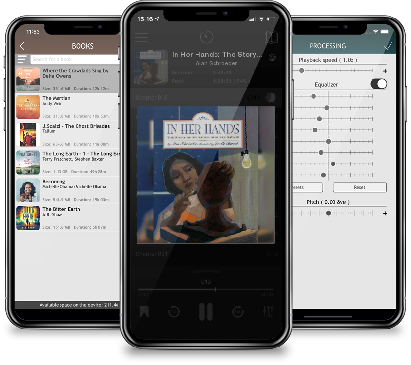 Audiobook In Her Hands: The Story of Sculptor Augusta Savage by Alan Schroeder