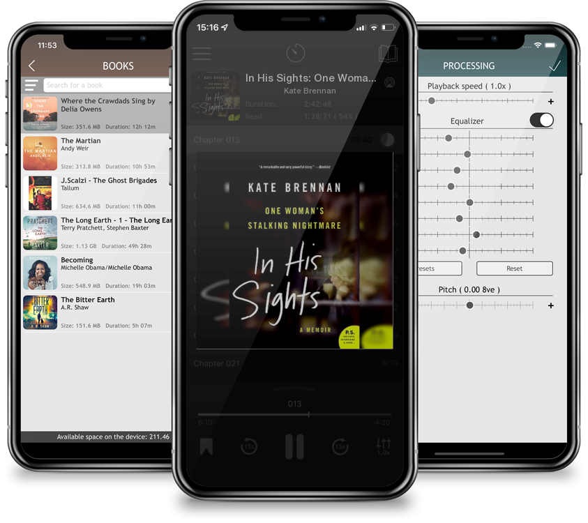 Audiobook In His Sights: One Woman\'s Stalking Nightmare by Kate Brennan