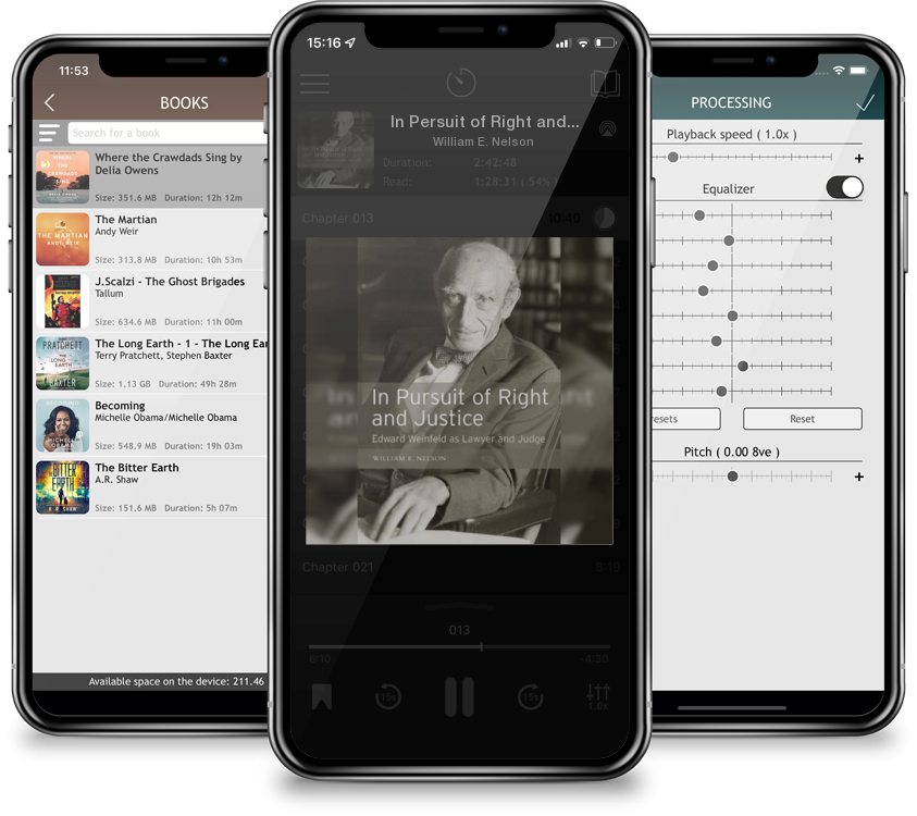 Audiobook In Persuit of Right and Justice: Edward Wienfeld as Lawyer and Judge by William E. Nelson