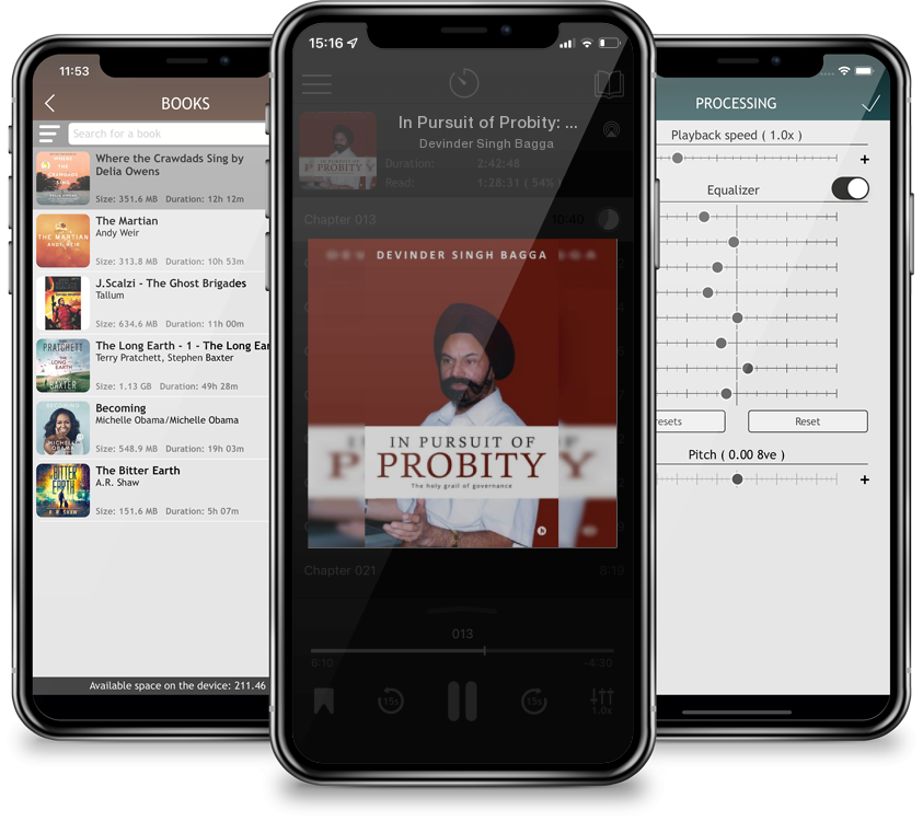 Audiobook In Pursuit of Probity: The holy grail of governance by Devinder Singh Bagga