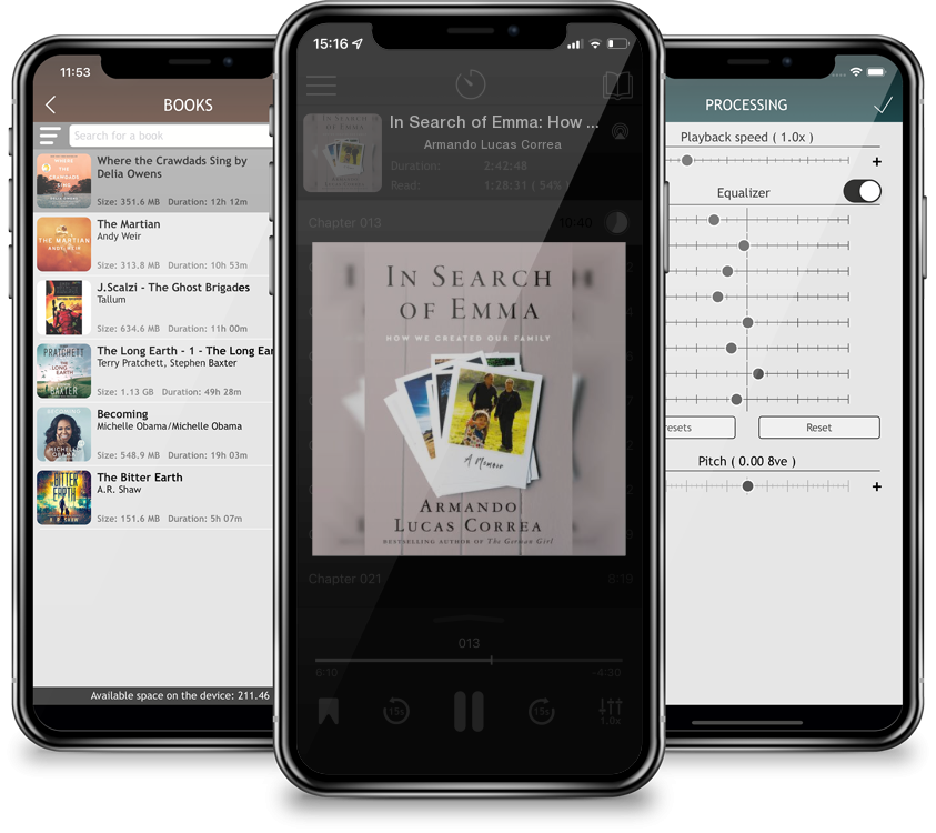 Audiobook In Search of Emma: How We Created Our Family by Armando Lucas Correa