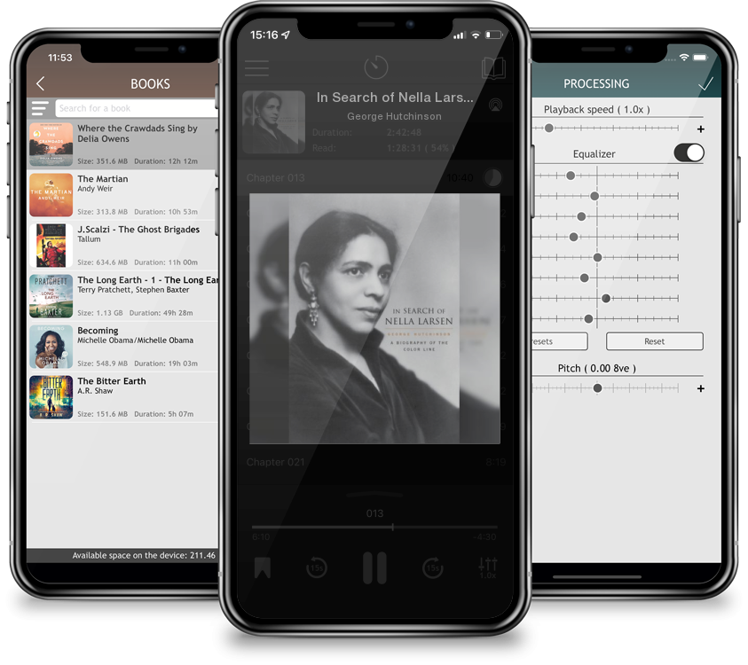 Audiobook In Search of Nella Larsen: A Biography of the Color Line by George Hutchinson