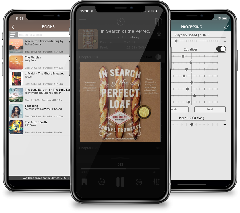 Audiobook In Search of the Perfect Loaf Lib/E: A Home Baker\'s Odyssey (Compact Disc) by Josh Bloomberg