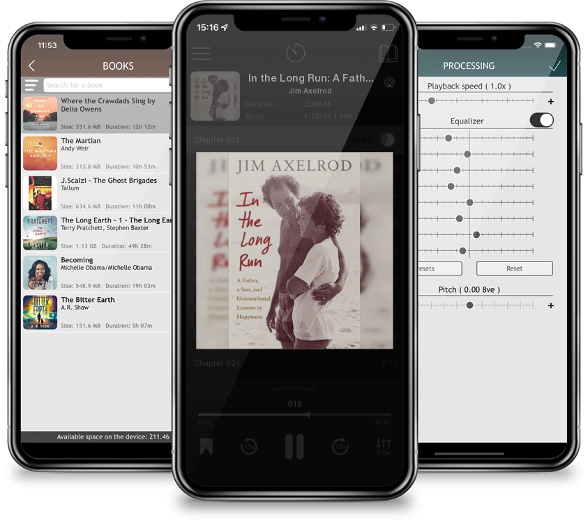 Audiobook In the Long Run: A Father, a Son, and Unintentional Lessons in Happiness by Jim Axelrod
