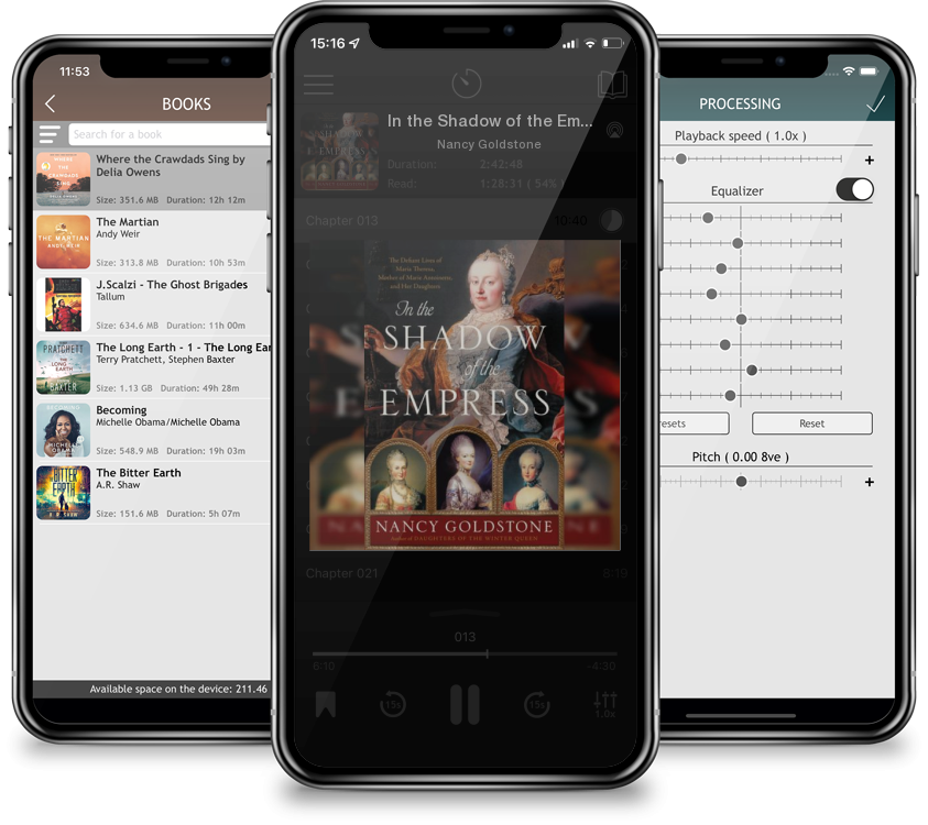Audiobook In the Shadow of the Empress: The Defiant Lives of Maria Theresa, Mother of Marie Antoinette, and Her Daughters by Nancy Goldstone