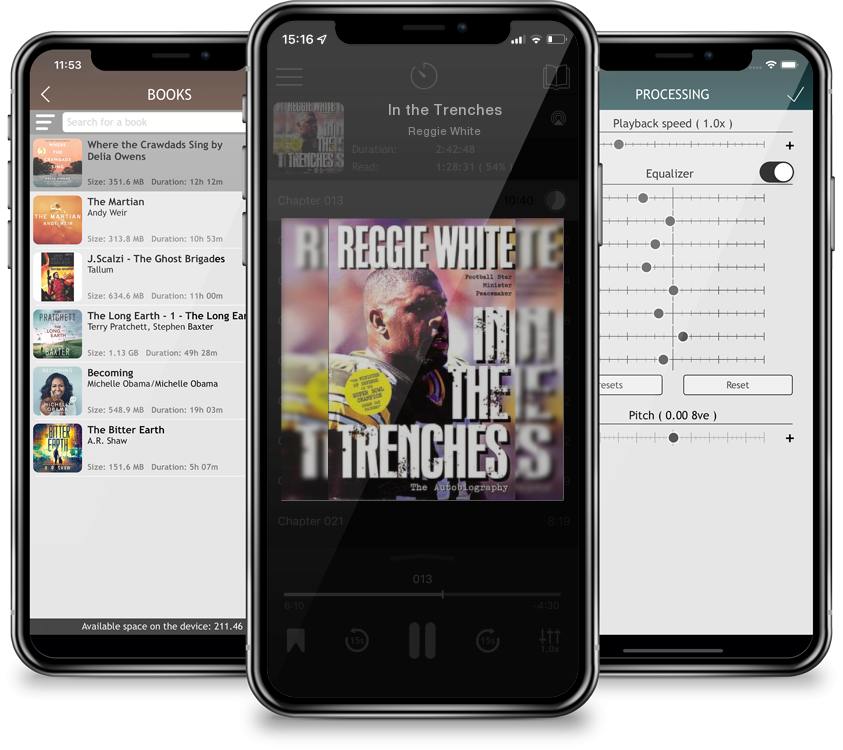 Audiobook In the Trenches by Reggie White