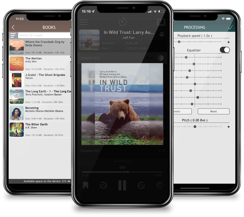 Audiobook In Wild Trust: Larry Aumiller\'s Thirty Years Among the McNeil River Brown Bears by Jeff Fair