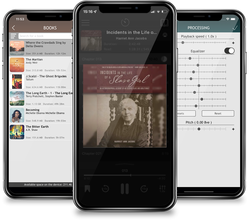 Listen Incidents in the Life of a Slave Girl: An Autobiographical Account of an Escaped Slave and Abolitionist by Harriet Ann Jacobs in MP3 Audiobook Player for free
