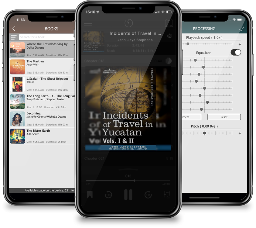 Audiobook Incidents of Travel in Yucatan, Vols. I and II by John Lloyd Stephens