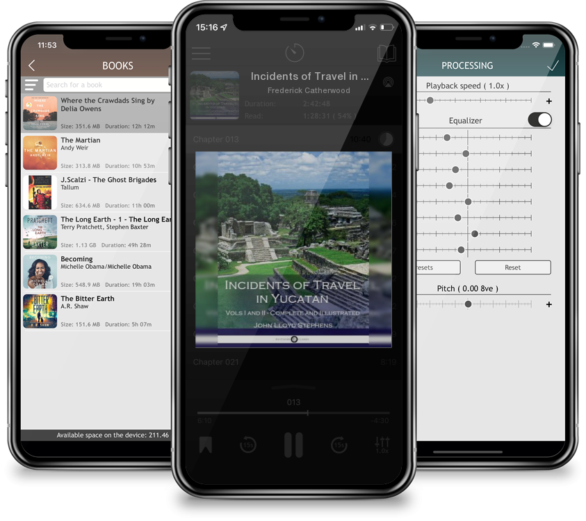 Audiobook Incidents of Travel in Yucatan, Vols. I and II (Illustrated) by Frederick Catherwood