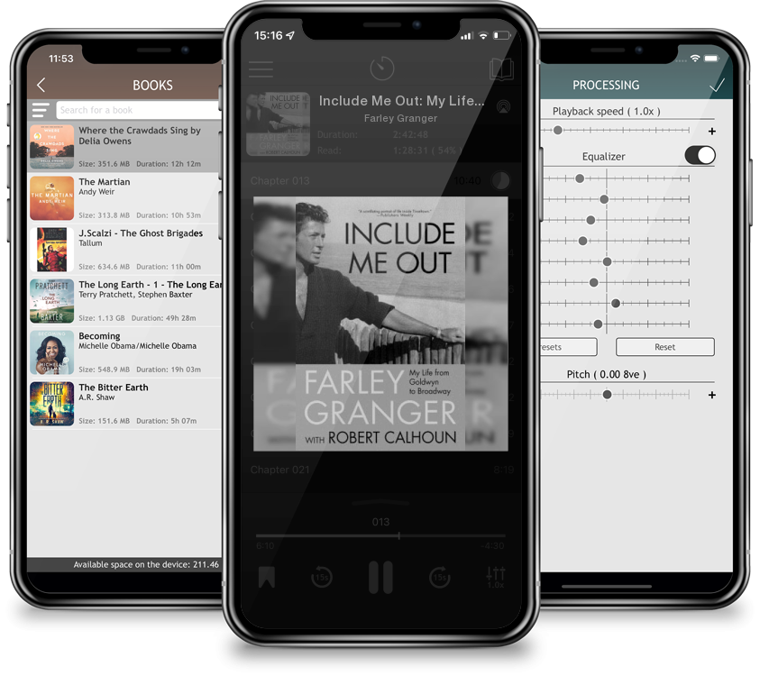 Audiobook Include Me Out: My Life from Goldwyn to Broadway by Farley Granger