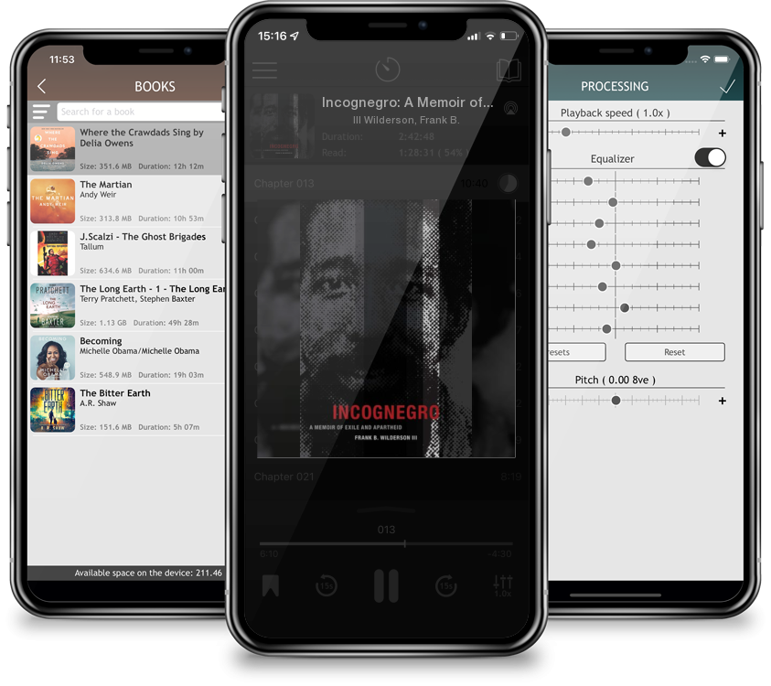 Audiobook Incognegro: A Memoir of Exile and Apartheid by III Wilderson, Frank B.