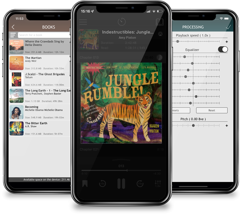 Audiobook Indestructibles: Jungle Rumble!: Chew Proof · Rip Proof · Nontoxic · 100% Washable (Book for Babies, Newborn Books, Safe to Chew) by Amy Pixton