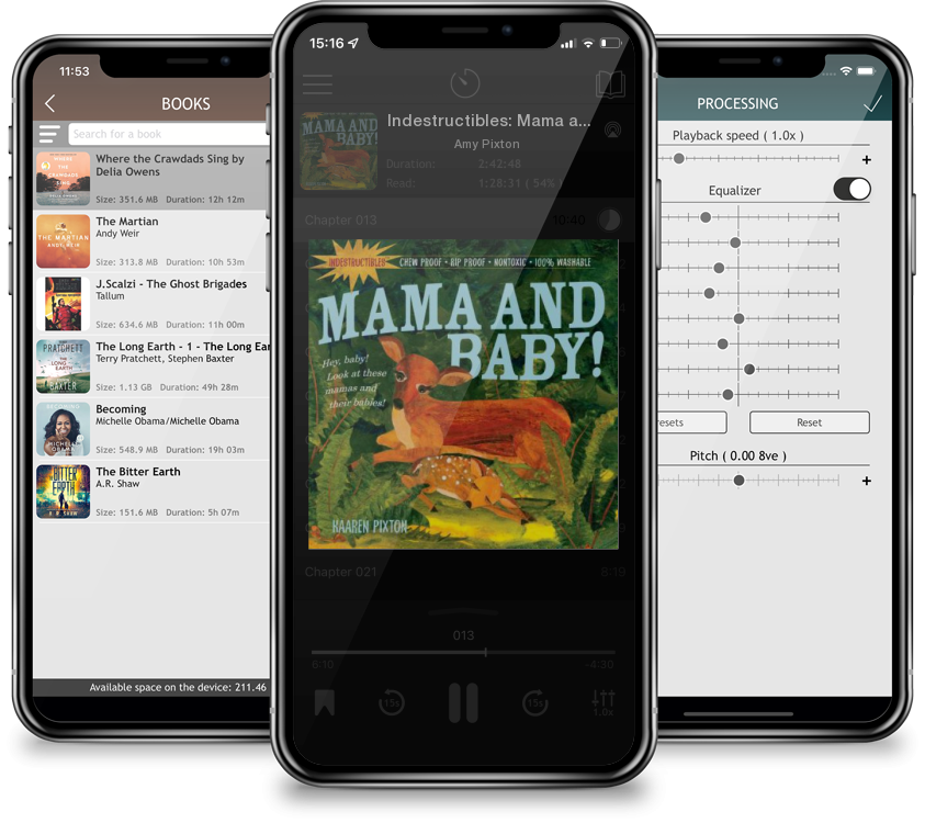 Audiobook Indestructibles: Mama and Baby!: Chew Proof · Rip Proof · Nontoxic · 100% Washable (Book for Babies, Newborn Books, Safe to Chew) by Amy Pixton