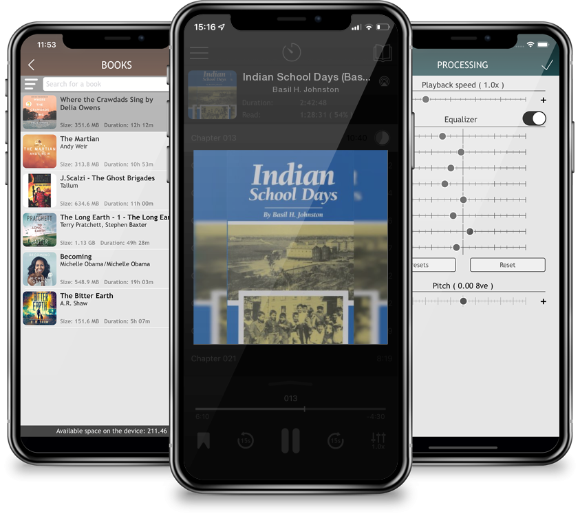 Audiobook Indian School Days (Basil Johnson Titles) by Basil H. Johnston