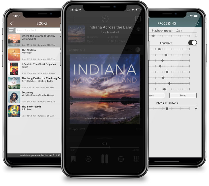 Audiobook Indiana Across the Land by Lee Mandrell