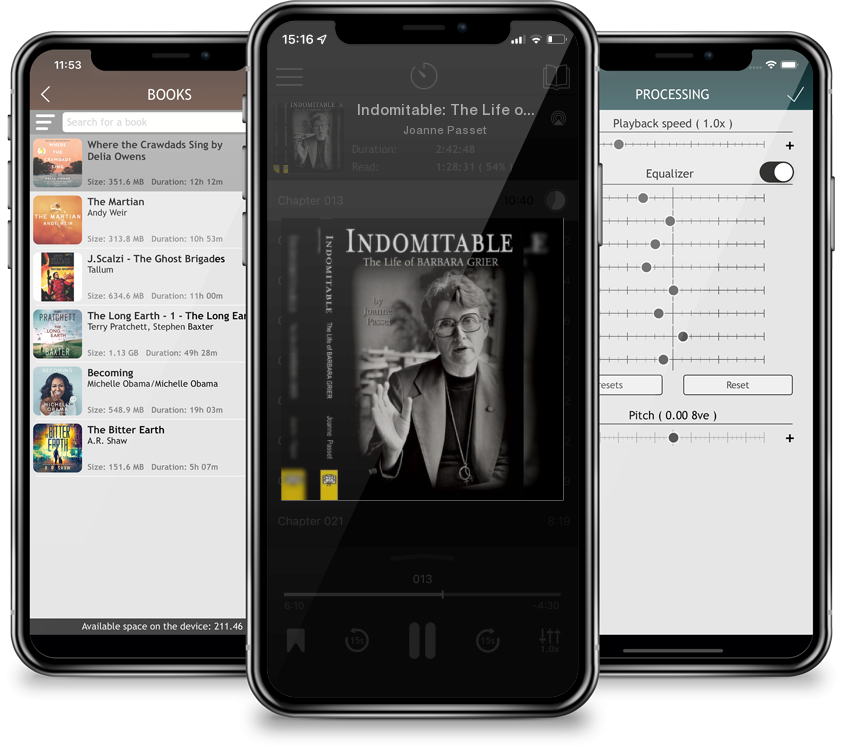 Audiobook Indomitable: The Life of Barbara Grier by Joanne Passet