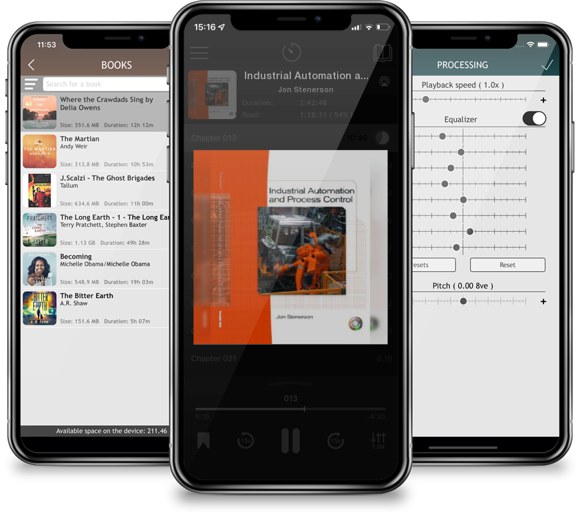 Audiobook Industrial Automation and Process Control by Jon Stenerson