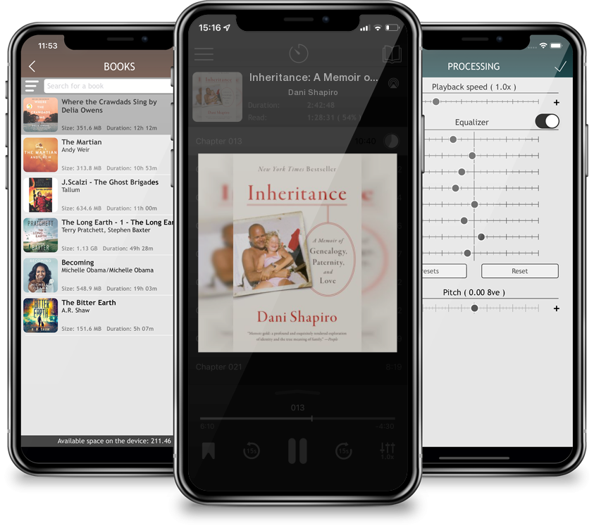 Audiobook Inheritance: A Memoir of Genealogy, Paternity, and Love by Dani Shapiro