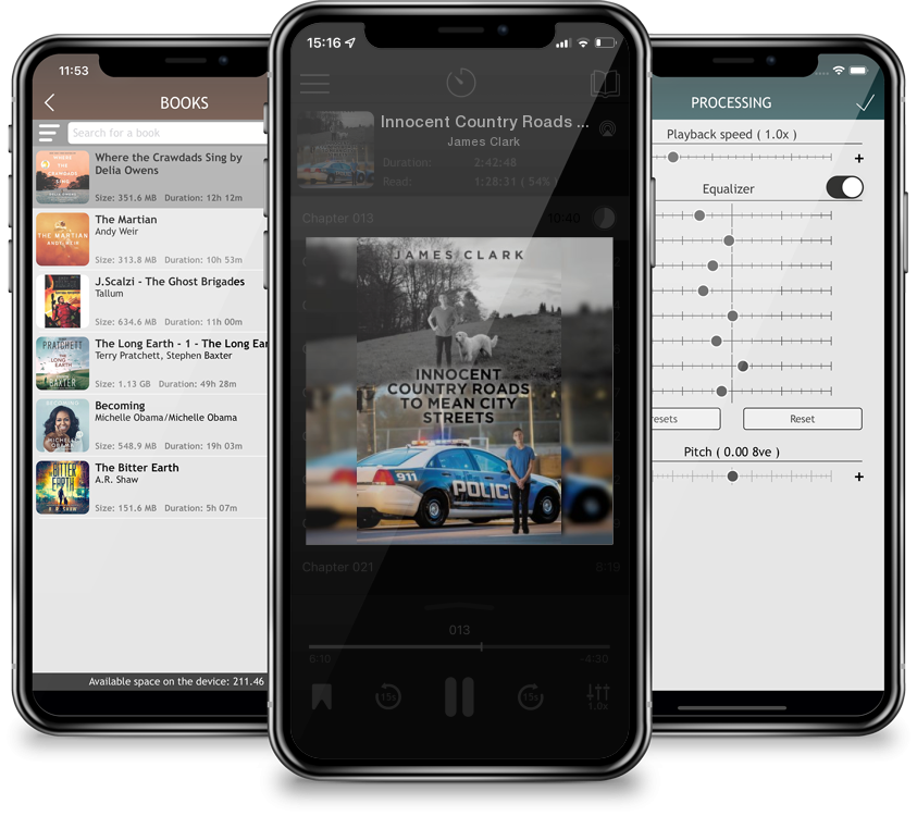 Audiobook Innocent Country Roads to Mean City Streets by James Clark