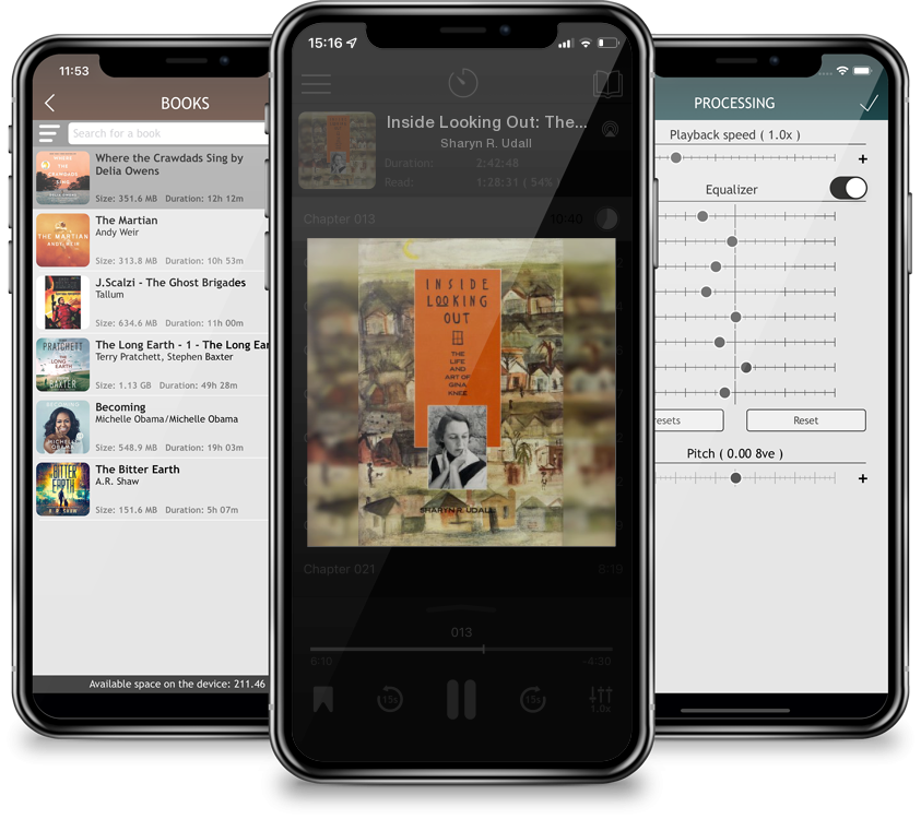 Audiobook Inside Looking Out: The Life and Art of Gina Knee by Sharyn R. Udall