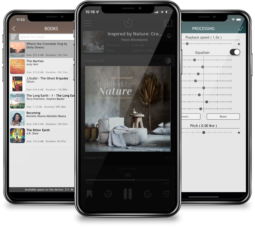 Audiobook Inspired by Nature: Creating a personal and natural interior by Hans Blomquist