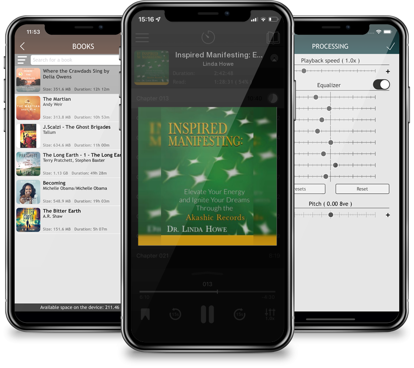 Audiobook Inspired Manifesting: Elevate Your Energy & Ignite Your Dreams Through the Akashic Records by Linda Howe