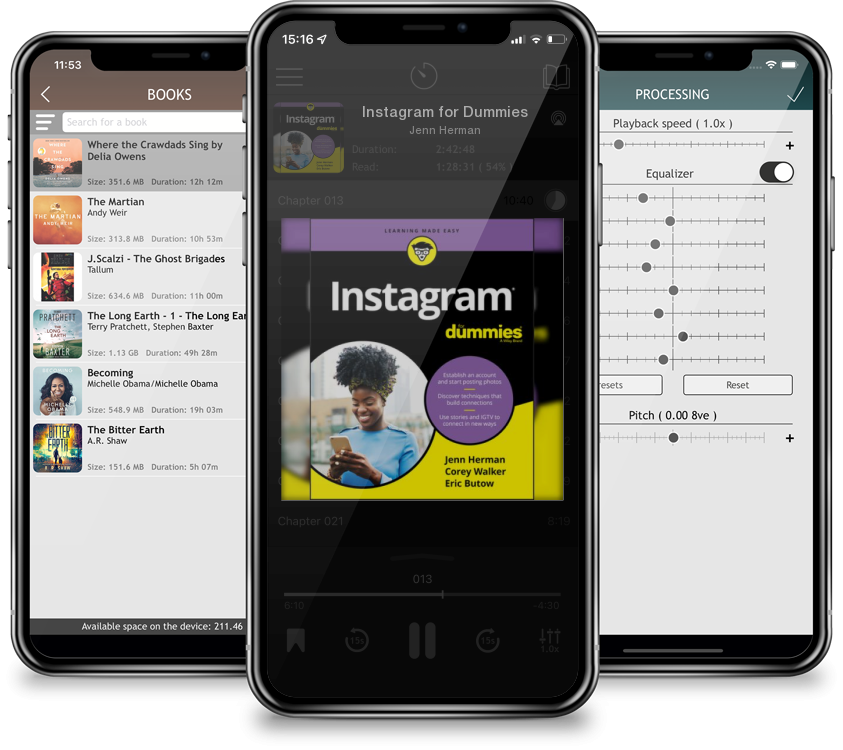Audiobook Instagram for Dummies by Jenn Herman