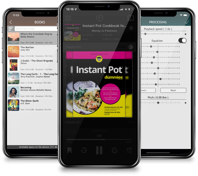 Audiobook Instant Pot Cookbook for Dummies by Wendy Jo Peterson