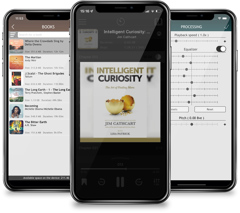 Listen Intelligent Curiosity: The Art of Finding More by Jim Cathcart in MP3 Audiobook Player for free
