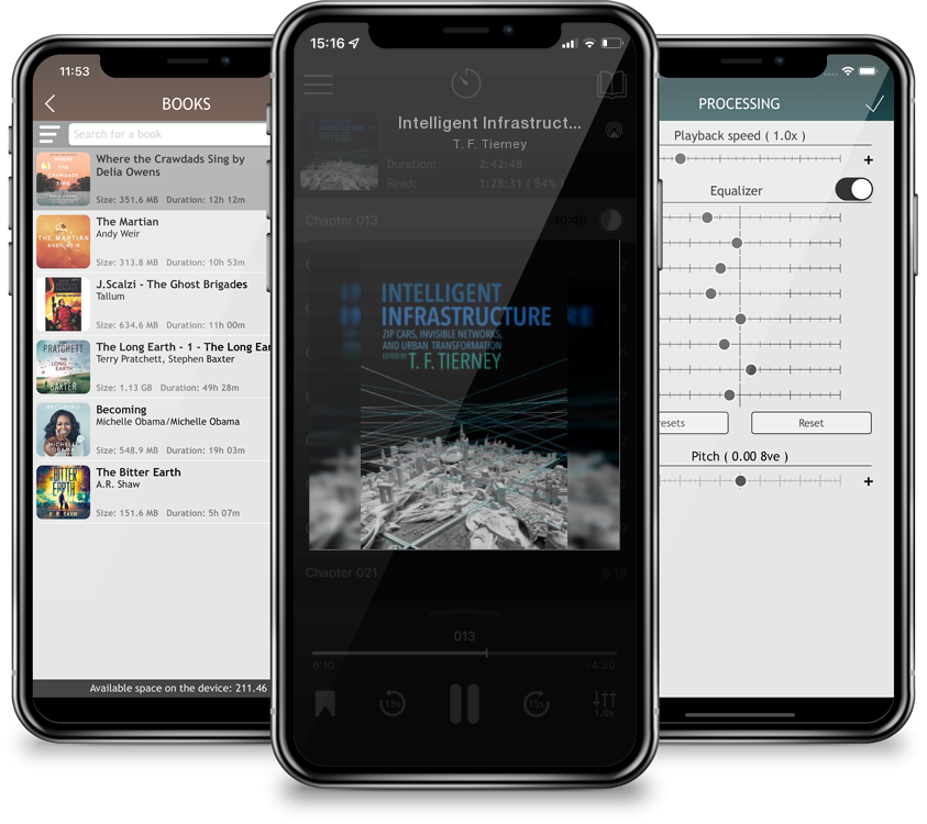 Audiobook Intelligent Infrastructure: Zip Cars, Invisible Networks, and Urban Transformation by T. F. Tierney