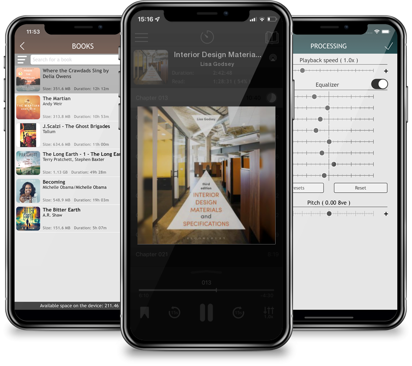 Audiobook Interior Design Materials and Specifications: Studio Instant Access by Lisa Godsey