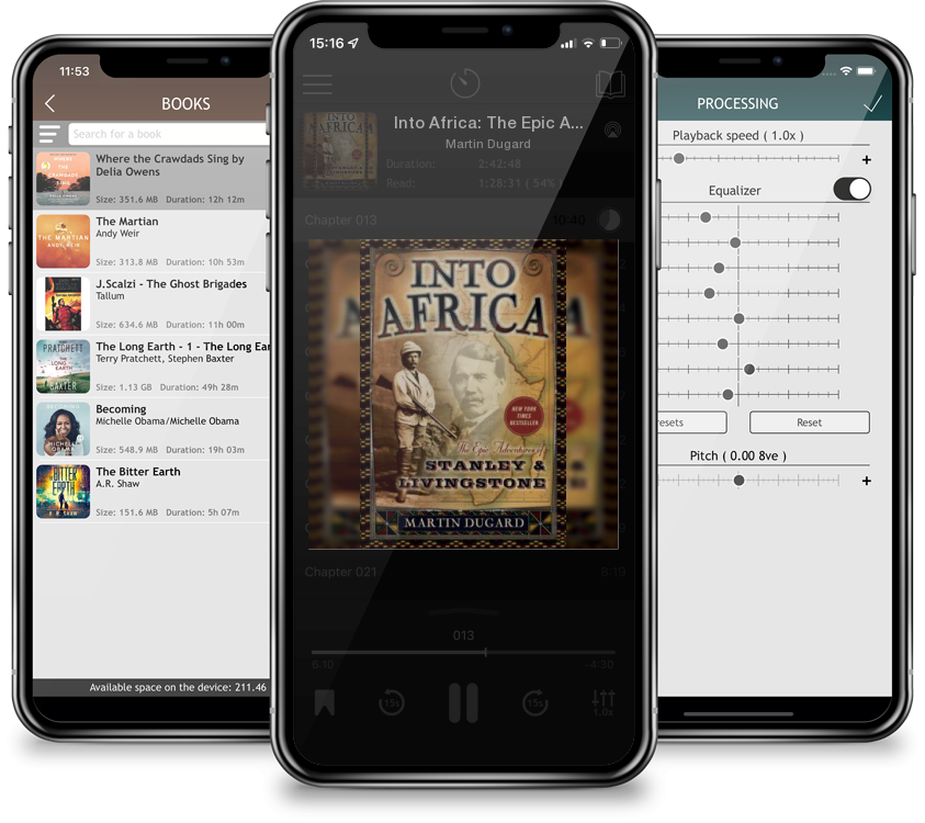 Audiobook Into Africa: The Epic Adventures of Stanley and Livingstone by Martin Dugard